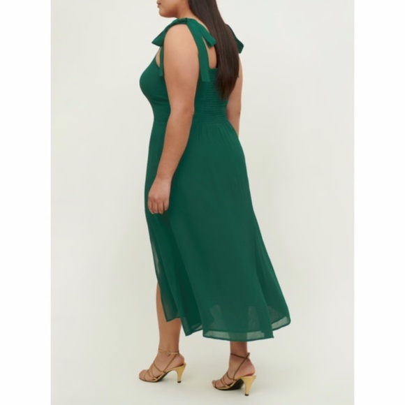 NEW Reformation Twilight Dress Emerald 20 Plus Size - Picture 16 of 17